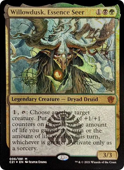 Willowdusk, Essence Seer (Display Commander) - Thick Stock - Display Commander