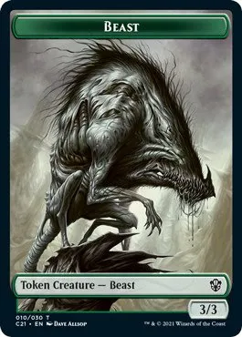 Beast (010) // Whale Double-Sided Token