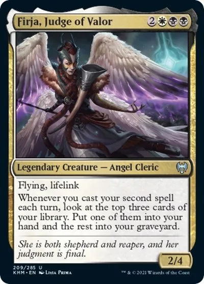 Firja, Judge of Valor - Foil