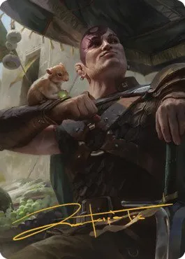 Minsc & Boo, Timeless Heroes Art Card - Gold Stamped Signature