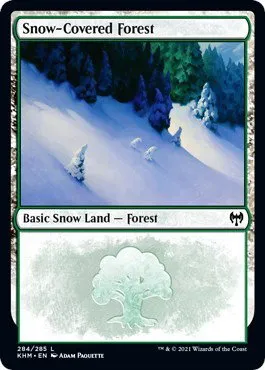 Snow-Covered Forest - Foil