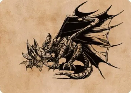 Ancient Copper Dragon Art Card
