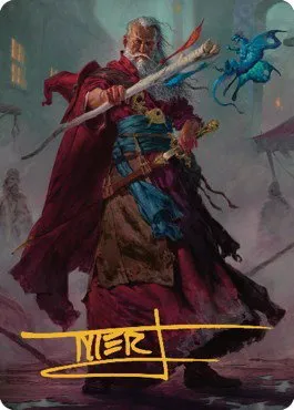 Elminster Art Card - Gold Stamped Signature