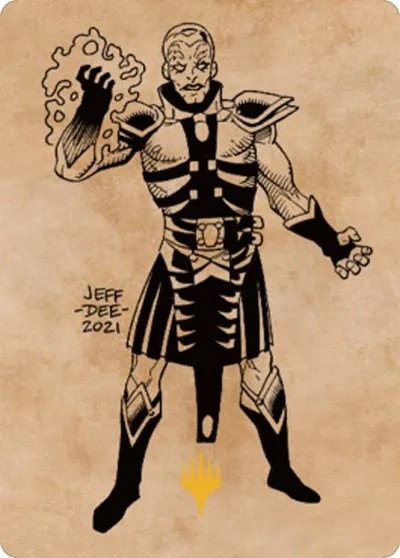 Jon Irenicus, Shattered One Art Card - Gold Stamped