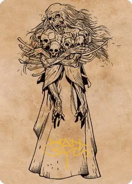 Myrkul, Lord of Bones Art Card - Gold Stamped Signature