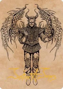 Raphael, Fiendish Savior Art Card - Gold Stamped Signature