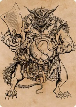 Thrakkus the Butcher Art Card