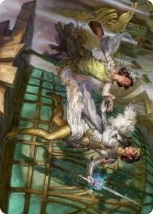 Daring Escape Art Card