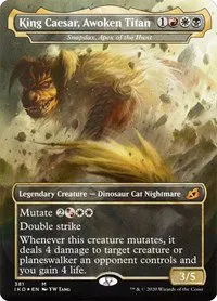 King Caesar, Awoken Titan - Snapdax, Apex of the Hunt - Foil