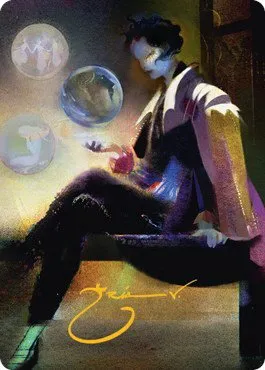Obscura Interceptor Art Card - Gold Stamped Signature