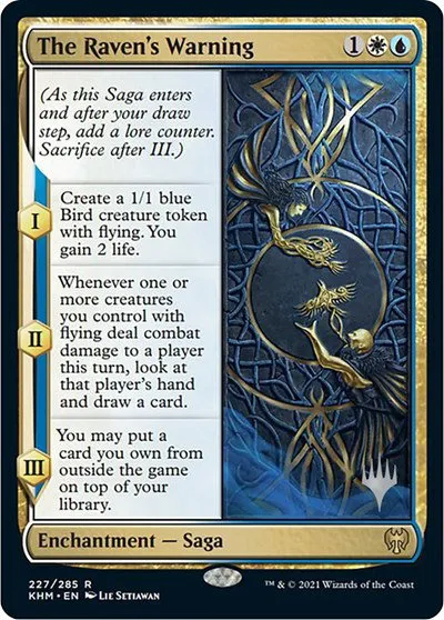 The Raven's Warning - Foil