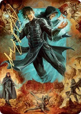 Jace, Mirror Mage Art Card - Gold Stamped Signature