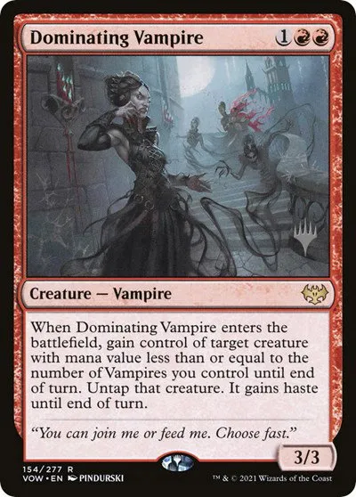 Dominating Vampire - Foil Dominating Vampire