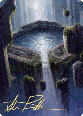 Morphic Pool Art Card - Gold Stamped Signature