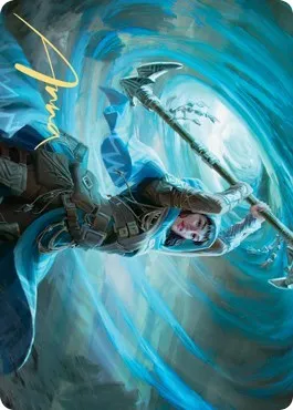 Sea Gate Stormcaller Art Card - Gold Stamped Signature