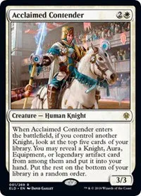 Acclaimed Contender - Foil