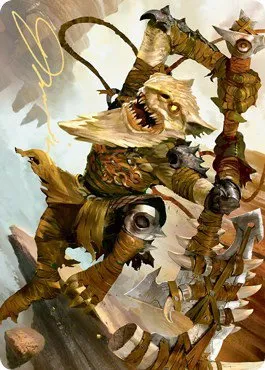 Teeterpeak Ambusher Art Card - Gold Stamped Signature