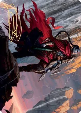 Anowon, the Ruin Thief Art Card - Gold Stamped Signature