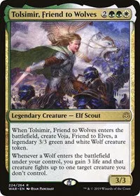 Tolsimir, Friend to Wolves - Foil Tolsimir Friend To Wolves