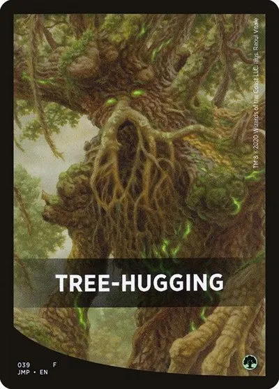 Tree-Hugging Theme Card - Normal Tree Hugging Theme Card