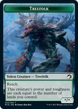 Treefolk Token - Normal Treefolk Token