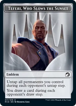 Emblem - Teferi, Who Slows the Sunset - Normal Emblem Teferi Who Slows