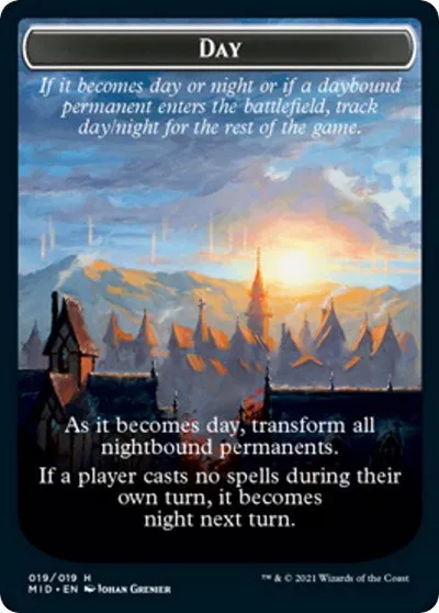 Day // Night Double-Sided Token - Normal Day Night Double Sided 