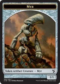 Myr (023) // Thopter (025) Double-Sided Token
