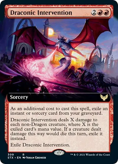 Draconic Intervention - Foil