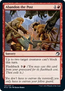 Abandon the Post - Foil