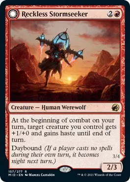 Reckless Stormseeker - Foil