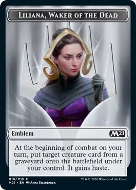 Emblem - Liliana, Waker of the Dead - Normal Emblem Liliana Waker Of