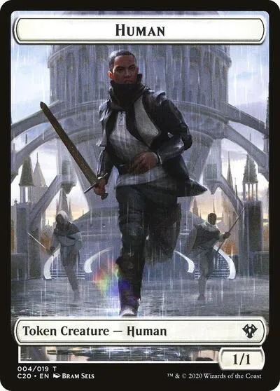 Human // Treasure Double-Sided Token