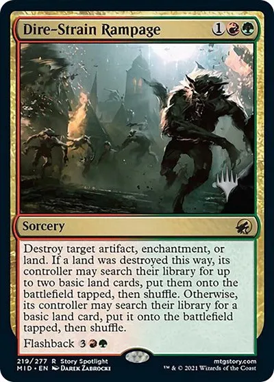 Dire-Strain Rampage - Foil