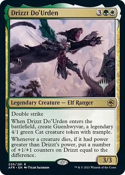 Drizzt Do'Urden - Foil