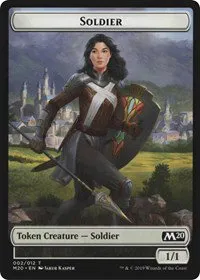 Soldier // Zombie Double-Sided Token - Normal Soldier Zombie Double S
