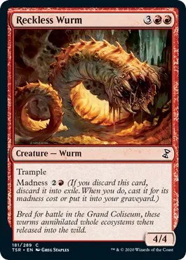 Reckless Wurm - Foil