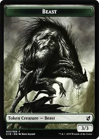 Beast (013) // Wurm Double-Sided Token