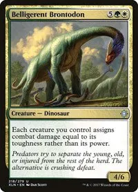 Belligerent Brontodon - Foil