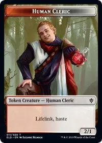Human Cleric Token - Normal Human Cleric Token