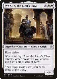 Syr Alin, the Lion's Claw - Foil