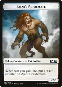 Ajani's Pridemate Token - Normal Ajani S Pridemate Token