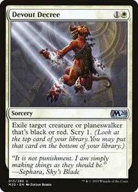 Devout Decree - Foil