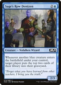 Sage's Row Denizen - Foil