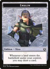 Emblem - Nissa, Vital Force - Normal Emblem Nissa Vital Forc