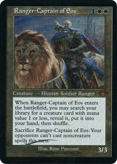 Ranger-Captain of Eos - Retro Frame Foil Etched
