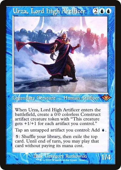 Urza, Lord High Artificer - Retro Frame