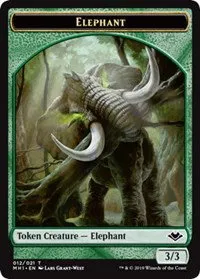 Elephant Token - Foil Elephant Token