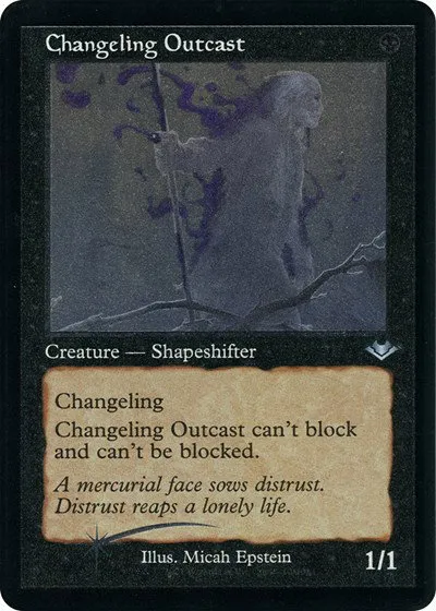 Changeling Outcast - Retro Frame Foil Etched