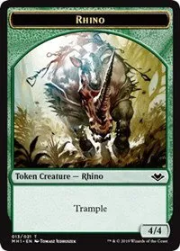 Rhino Token - Foil Rhino Token